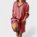 Raquel - Casual lanena bluzica