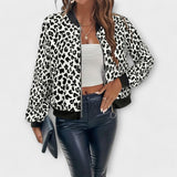 Raquel - Elegantni Leopard Print Kaput