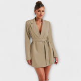 Lucija - Haljina Blazer s Remenom