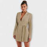 Lucija - Haljina Blazer s Remenom