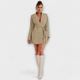 Lucija - Haljina Blazer s Remenom