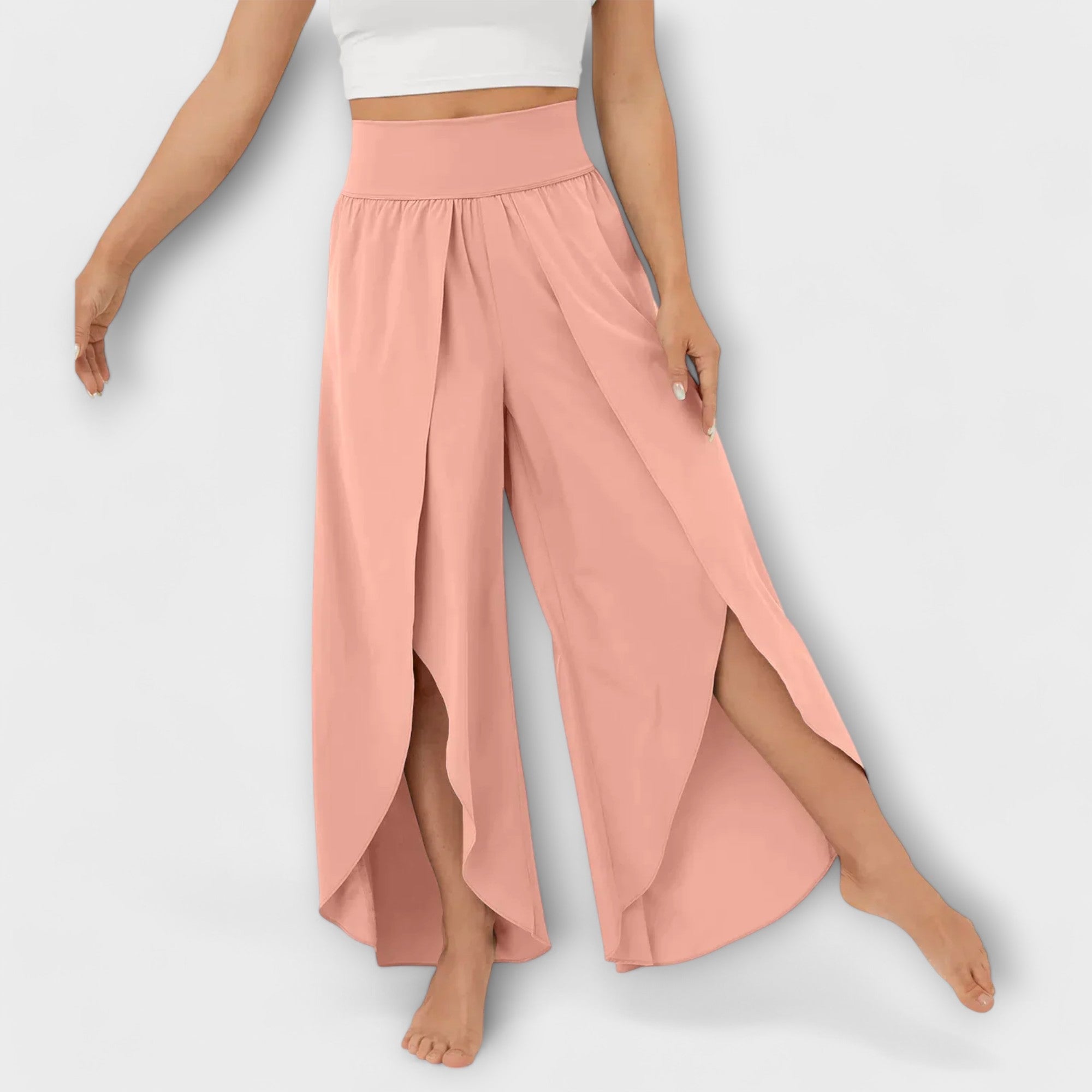 Snežana - Elegantske hlače s bočnim prorezima