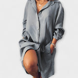 Raquel - Casual lanena bluzica