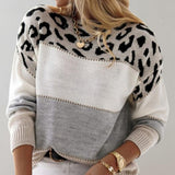 Julinha | Casual Majica s Leopardskim Uzorkom