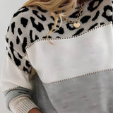Julinha | Casual Majica s Leopardskim Uzorkom