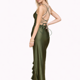 Sanja - Maxi haljina kaki boje