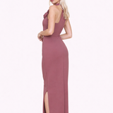 Marina - Maxi haljina tamno mauve boje