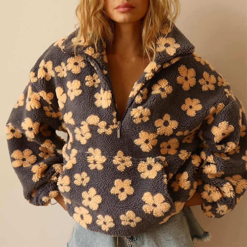 Daisy | Polarni Floral Pulover