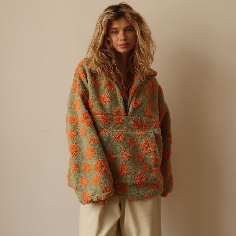 Daisy | Polarni Floral Pulover