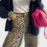 Viktorija - Leopard Print Traperice