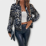 Raquel - Elegantni Leopard Print Kaput