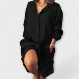 Raquel - Casual lanena bluzica