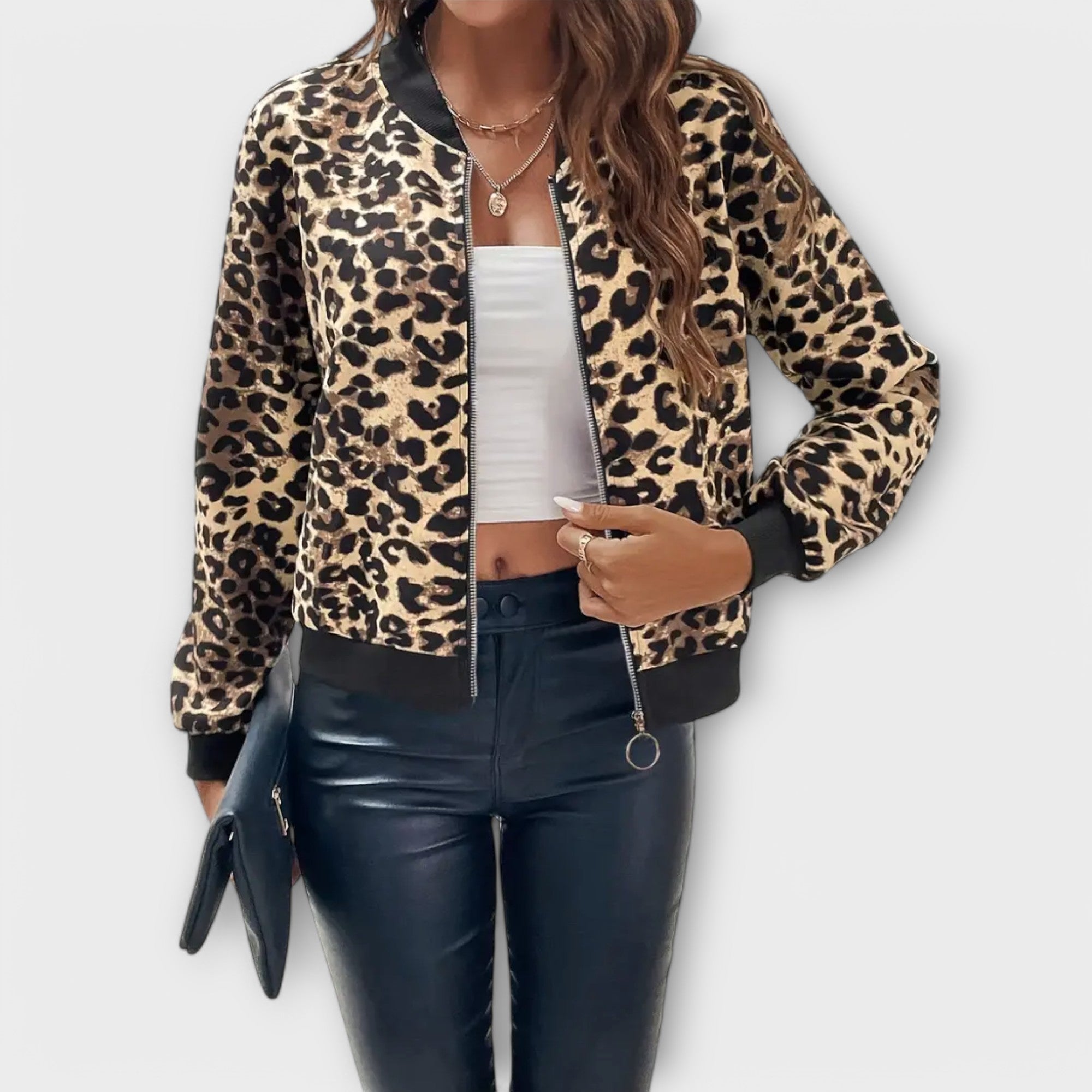 Raquel - Elegantni Leopard Print Kaput