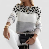 Julinha | Casual Majica s Leopardskim Uzorkom